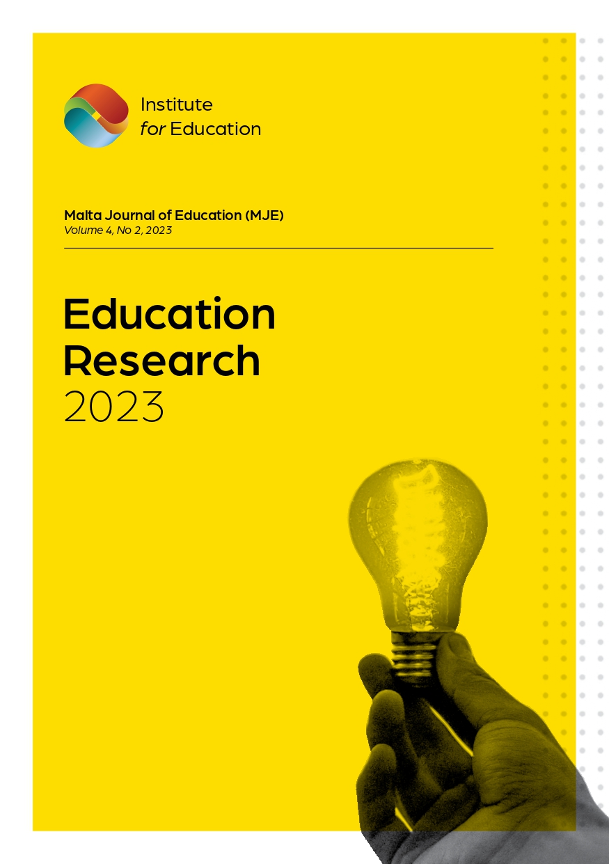 Vol. 4 No. 2 (2023): Malta Journal of Education (MJE)